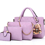 4 Piece Set Fashion Women Handbags - RAPBLUE