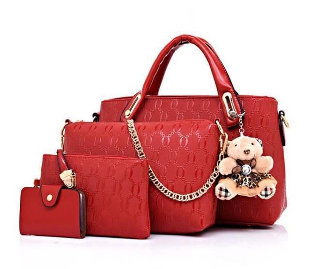 4 Piece Set Fashion Women Handbags - RAPBLUE