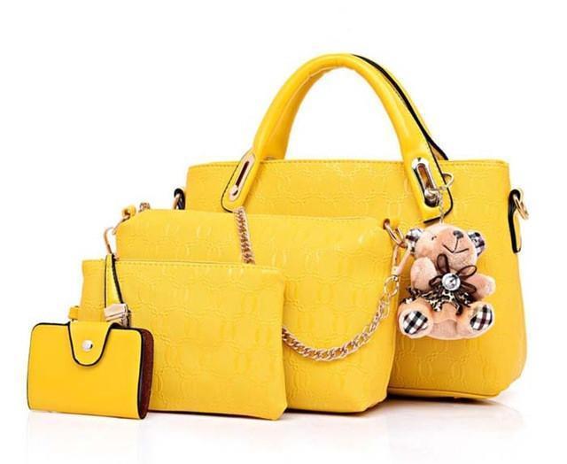 4 Piece Set Fashion Women Handbags - RAPBLUE