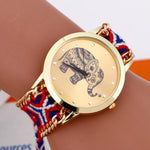 Gold Tribal Chain Elephant Watch - RAPBLUE