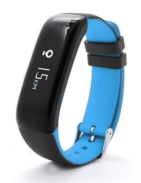 New Smartband Bluetooth Fitness Bracelet with Blood Pressure Heart Rate Monitor for Android IOS Phone - RAPBLUE