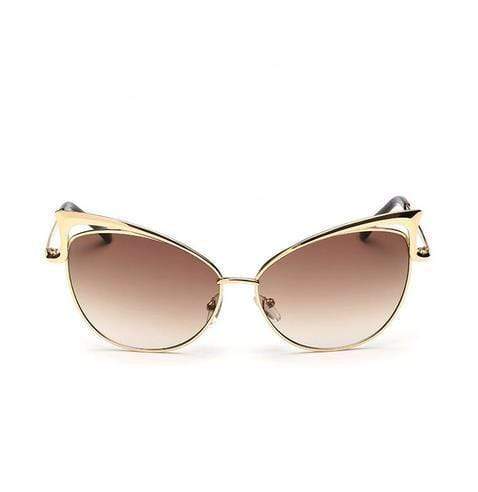 Twin Beam Cat Eye Sunglasses - RAPBLUE