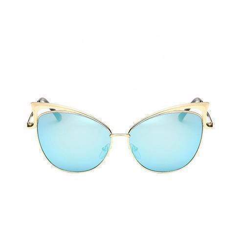 Twin Beam Cat Eye Sunglasses - RAPBLUE