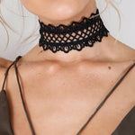 Black Lace Choker - RAPBLUE