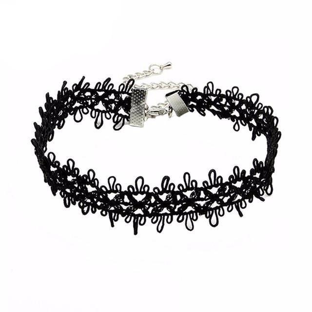 Black Lace Choker - RAPBLUE