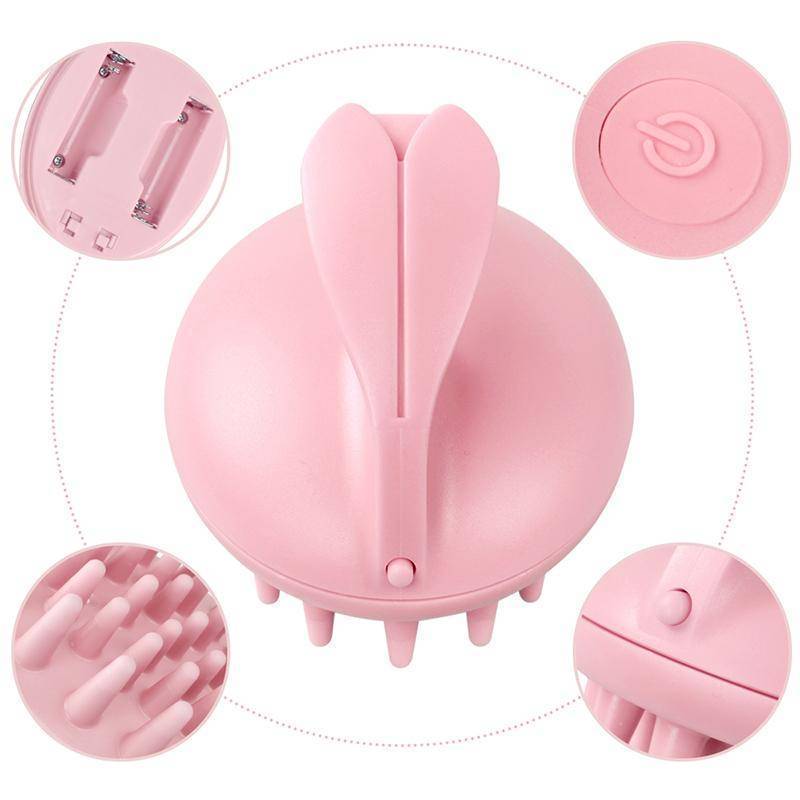 Electric Cute Rabbit Head Massager - RAPBLUE