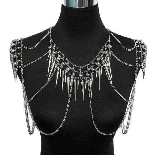 Tassel Body Chain Necklace - RAPBLUE