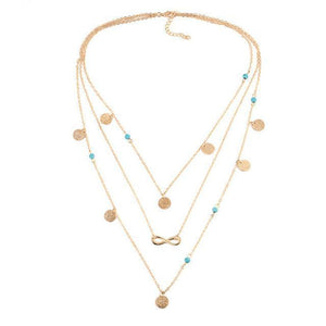 Multi-Layer Leaf Chain Necklaces - RAPBLUE