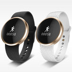 New Oval Smart Bracelet Monitor Waterproof Bluetooth Smartwatch with Notifier Sync for Android IOS - RAPBLUE