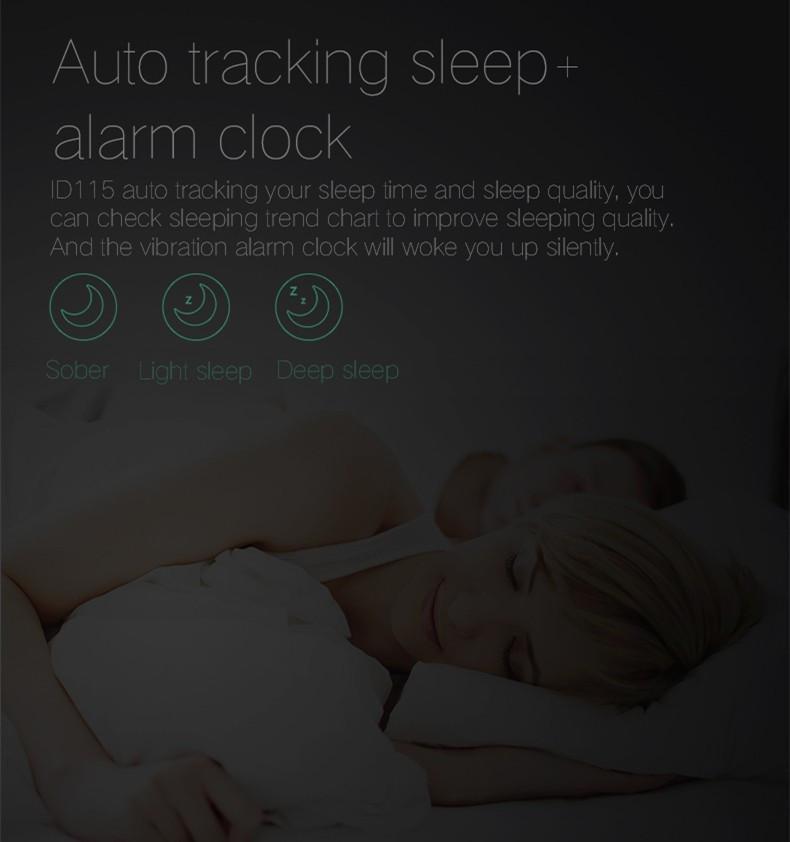 New Smart Bracelet Band with Sleep Activity Fitness Tracker Alarm Clock Vibration Pedometer Indicator for Iphone Android Smartband - RAPBLUE