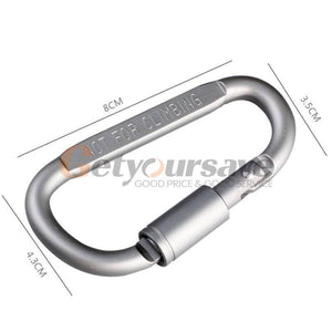 5pcs Outdoor Camping Equipment Aluminum Carabiner - RAPBLUE