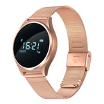 New Oval Bluetooth Smart Watch Blood Pressure Heart Rate Monitor Sport Smart Wristband for Android IOS - RAPBLUE