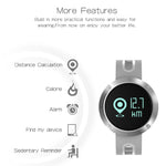 New Bluetooth Heart Rate Smart Wristband with Blood Pressure Monitor Fitness Tracker - RAPBLUE