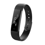 New Smart Bracelet Band with Sleep Activity Fitness Tracker Alarm Clock Vibration Pedometer Indicator for Iphone Android Smartband - RAPBLUE