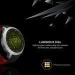 New Smart Sports Bluetooth Water-Resistant Watch with Call Notification Remote Control Alarm Clock - RAPBLUE