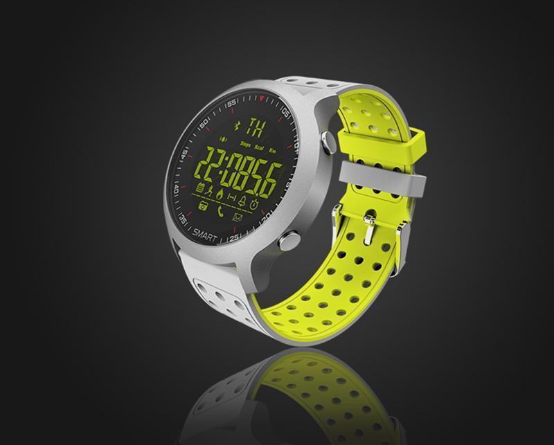 New Smart Sports Bluetooth Water-Resistant Watch with Call Notification Remote Control Alarm Clock - RAPBLUE