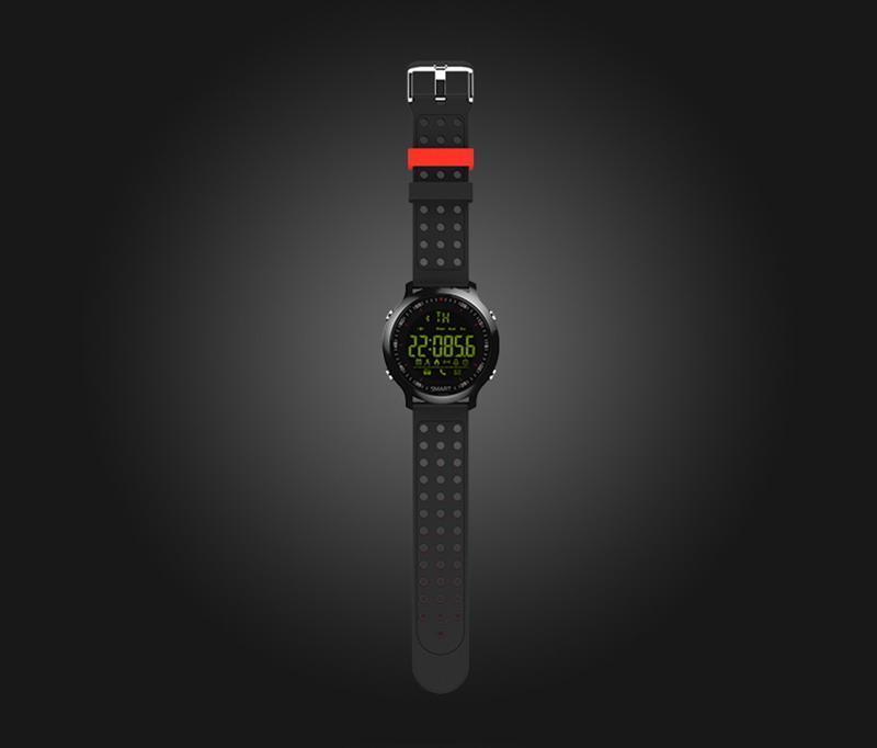 New Smart Sports Bluetooth Water-Resistant Watch with Call Notification Remote Control Alarm Clock - RAPBLUE