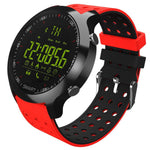 New Smart Sports Bluetooth Water-Resistant Watch with Call Notification Remote Control Alarm Clock - RAPBLUE