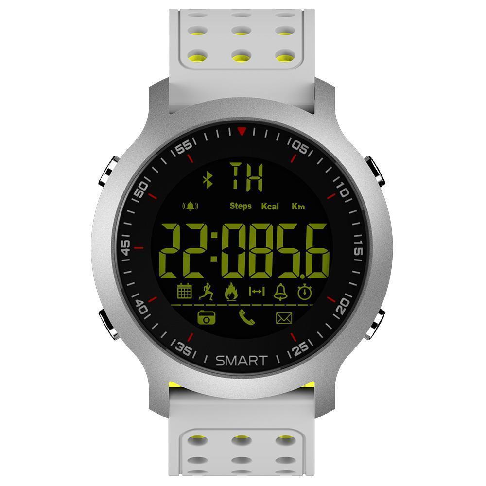 New Smart Sports Bluetooth Water-Resistant Watch with Call Notification Remote Control Alarm Clock - RAPBLUE