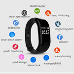 New Time Owner Smart Heart Rate Monitor Fitness Bluetooth Tracker Smart Bracelet Activity Tracker for iOS Android Smart Wristband - RAPBLUE