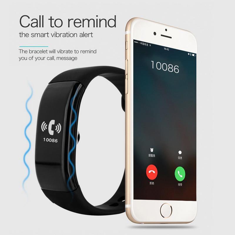 New Time Owner Smart Heart Rate Monitor Fitness Bluetooth Tracker Smart Bracelet Activity Tracker for iOS Android Smart Wristband - RAPBLUE