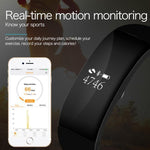 New Time Owner Smart Heart Rate Monitor Fitness Bluetooth Tracker Smart Bracelet Activity Tracker for iOS Android Smart Wristband - RAPBLUE