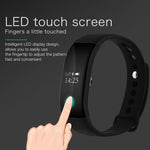 New Time Owner Smart Heart Rate Monitor Fitness Bluetooth Tracker Smart Bracelet Activity Tracker for iOS Android Smart Wristband - RAPBLUE