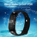 New Time Owner Smart Heart Rate Monitor Fitness Bluetooth Tracker Smart Bracelet Activity Tracker for iOS Android Smart Wristband - RAPBLUE
