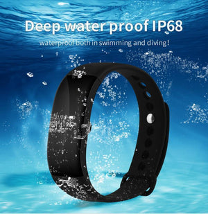 New Time Owner Smart Heart Rate Monitor Fitness Bluetooth Tracker Smart Bracelet Activity Tracker for iOS Android Smart Wristband - RAPBLUE