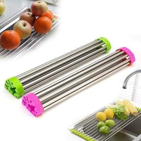 Roll Up Silicone Drying Rack - RAPBLUE