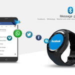 New Runner's Round Bluetooth Wearable Sports Smart Watch for Android Phones - RAPBLUE