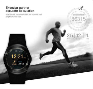 New Runner's Round Bluetooth Wearable Sports Smart Watch for Android Phones - RAPBLUE