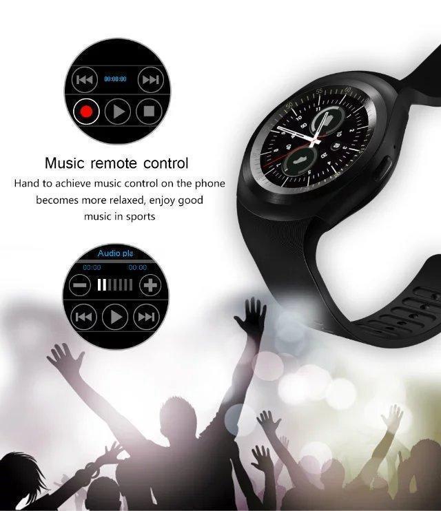 New Runner's Round Bluetooth Wearable Sports Smart Watch for Android Phones - RAPBLUE