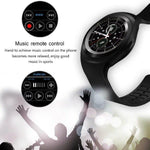 New Runner's Round Bluetooth Wearable Sports Smart Watch for Android Phones - RAPBLUE