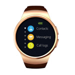 Android Samsung Full Round IPS Heart Rate Smart Watch Intelligent Watch - RAPBLUE