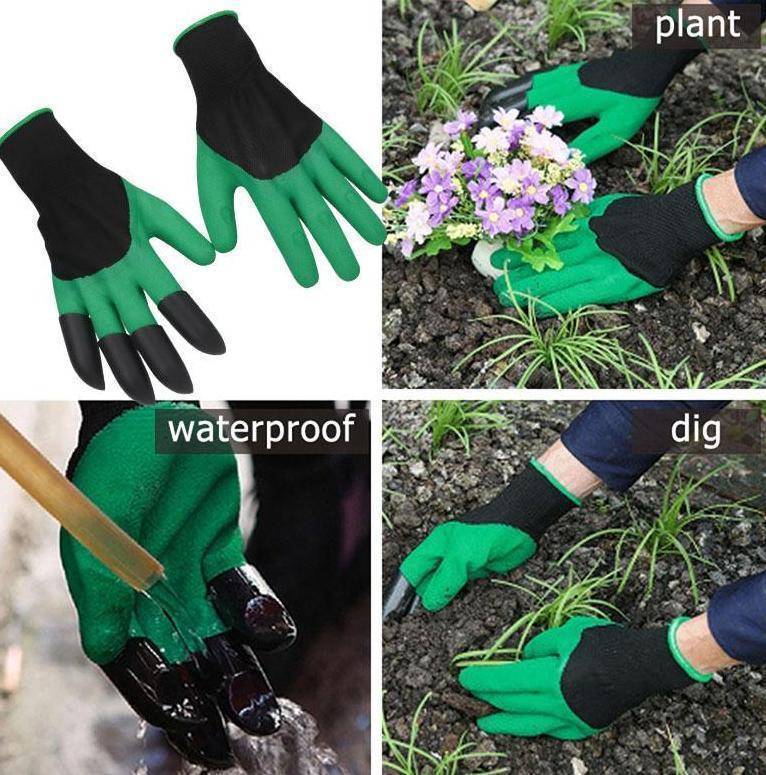 Garden Gloves With Fingertips Claws - RAPBLUE