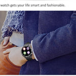 New Quad Core 1.0GHz 8GB ROM Smartwatch Wristwatch Phone Android 5.1 with Heart Rate WiFi Bluetooth - RAPBLUE