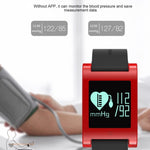 New Smart Watch Waterproof Bluetooth Smart Band Heart Rate Blood Pressure Monitor Pedometer for Android IOS - RAPBLUE