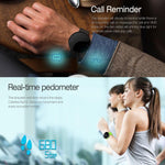 New Smart Watch Bracelet Waterproof Blood Pressure Heart Rate Monitor Fitness Tracker for Android iOS - RAPBLUE