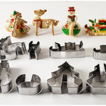 Christmas 3D Stainless Steel Cookie Cutter Set - RAPBLUE