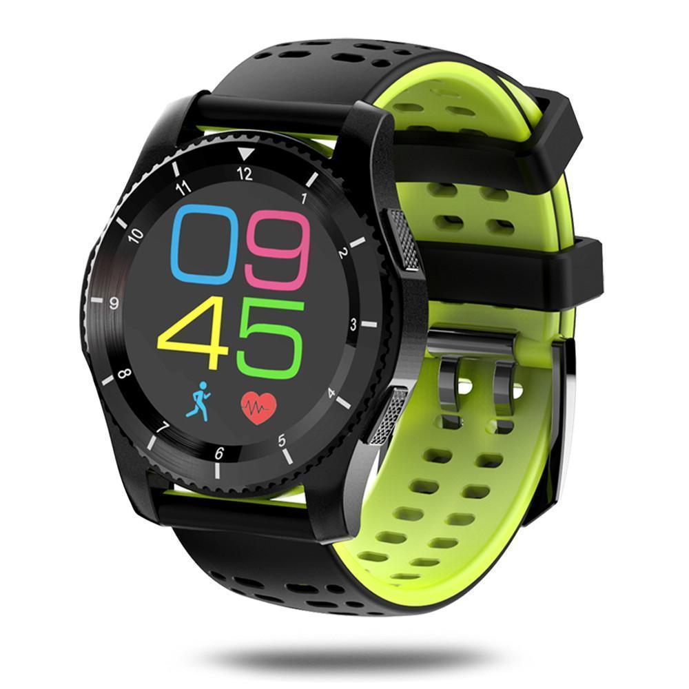 New Smart Watch Phone GPS Heart Rate Monitor Pedometer Blood Press Pedometer Stopwatch for Android IOS - RAPBLUE