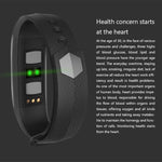 New Heart Rate Blood Pressure Smart Bracelet Activity Tracker for iPhone Android Sleep Pedometer - RAPBLUE