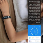 New Heart Rate Blood Pressure Smart Bracelet Activity Tracker for iPhone Android Sleep Pedometer - RAPBLUE