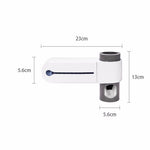 Anti-bacteria UV Light Toothbrush Sterilizer & Automatic Toothpaste Dispenser - RAPBLUE