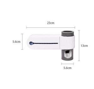 Anti-bacteria UV Light Toothbrush Sterilizer & Automatic Toothpaste Dispenser - RAPBLUE