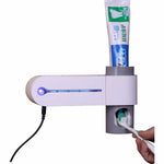 Anti-bacteria UV Light Toothbrush Sterilizer & Automatic Toothpaste Dispenser - RAPBLUE