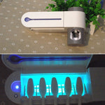 Anti-bacteria UV Light Toothbrush Sterilizer & Automatic Toothpaste Dispenser - RAPBLUE