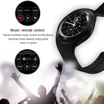 New Simplistic Round Business Smart Watch Support Nano SIM &TF Card with Whatsapp & Facebook for IOS Android - RAPBLUE