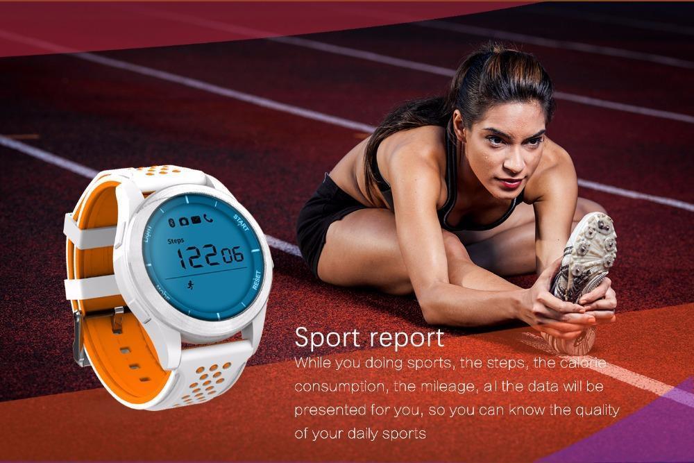 New Outdoor Altitude Meter Smart Watch with Waterproof Pedometer Fitness Tracker Wristwatch for IOS Androids - RAPBLUE