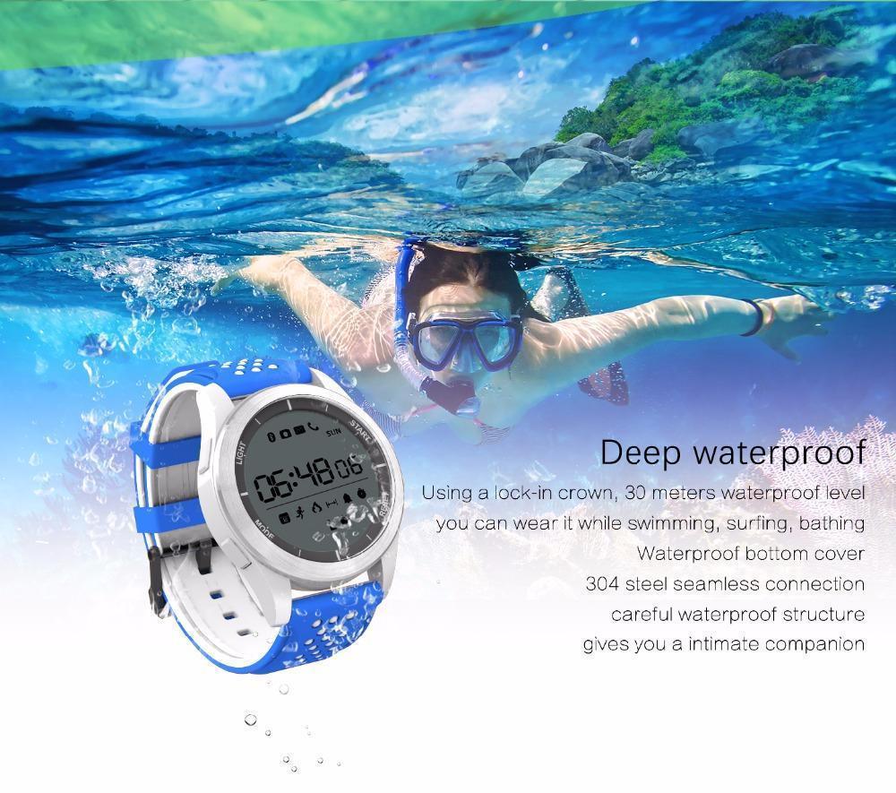 New Outdoor Altitude Meter Smart Watch with Waterproof Pedometer Fitness Tracker Wristwatch for IOS Androids - RAPBLUE